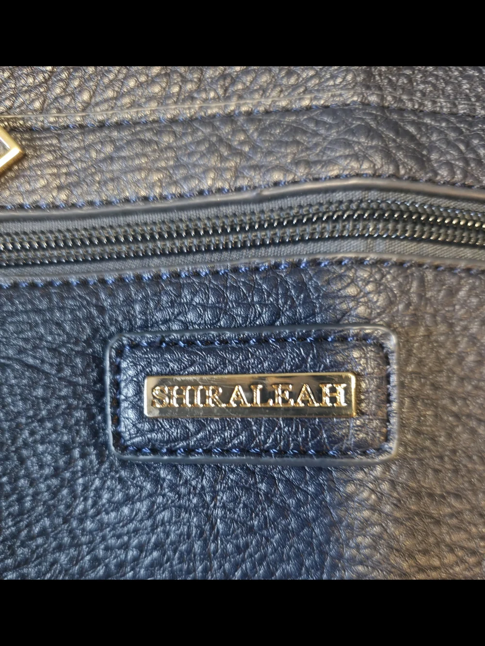 Shiraleah Navy Two-Tone Hobo Shoulder Bag